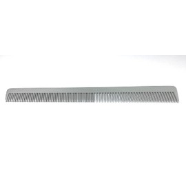 Swedish Crown Professional Hair Cutting Comb Aluminium Comb 17.3 cm (Antistatic) Metal Comb Fine + Wide Teeth (2265 A)