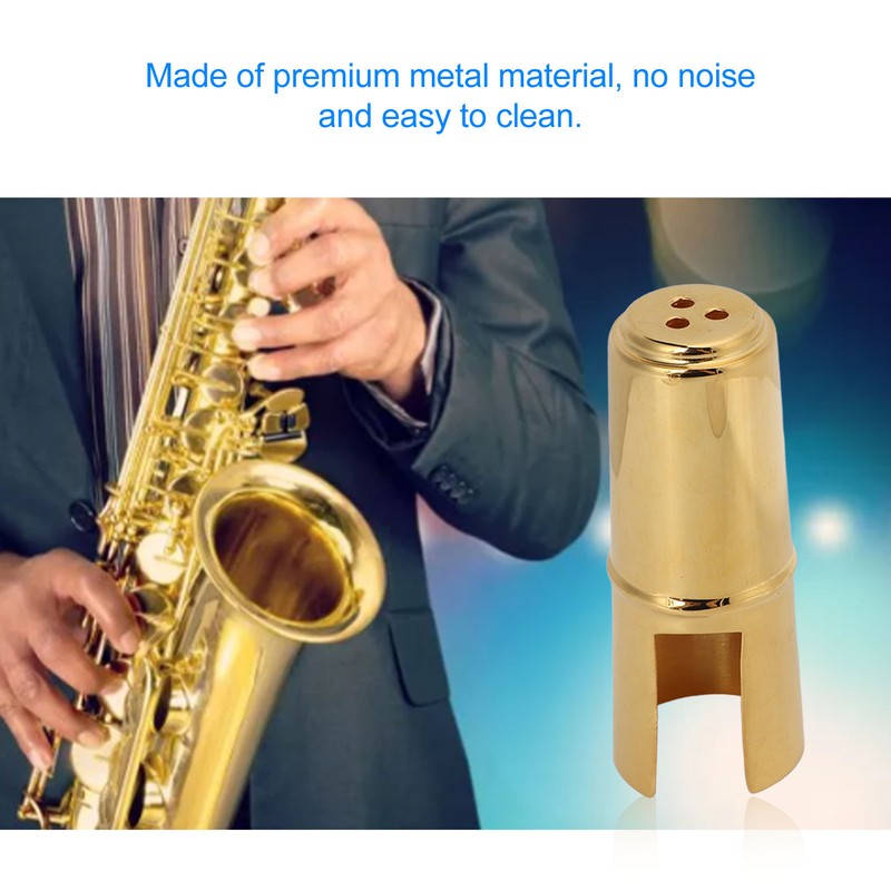 Saxophone Mouthpiece Protective Cap Sax Clarinet Mouth Piece Cover Metal