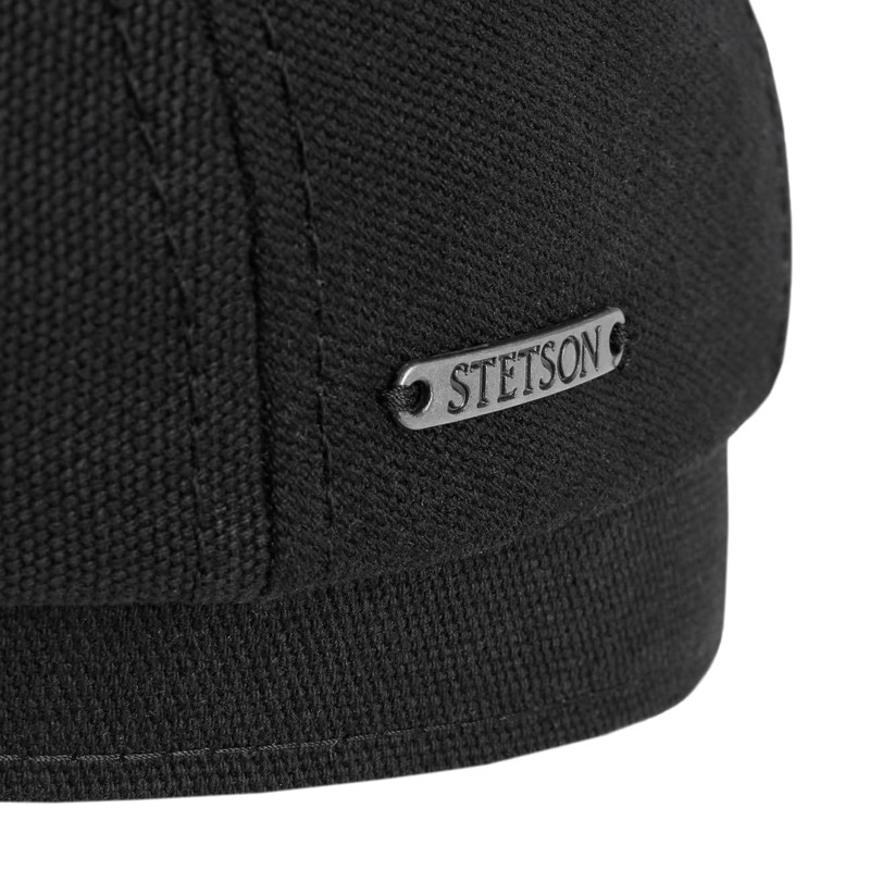 Stetson Superior Cotton Driver Flat Cap Men Black 7