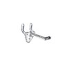 Azar 800072-CLR 2-Inch Plastic Hook, 50-Pack, Clear