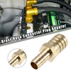 X AUTOHAUX 2 Pcs 19mm - 12mm Straight Shaped Barb