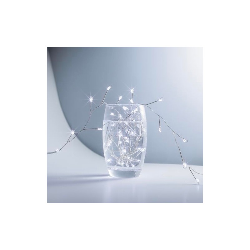 PCORES 20FT 200LED Solar String Lights, Outdoor Waterproof 8 Modes,