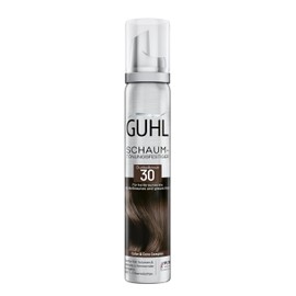 Guhl Foam Tint Strengthener - Colour 30 - Dark Brown - For Light Brown to Dark Brown and Grey Hair - Gentle Hold, Volume and Colour Shine - Lasts 1 to 3 Hair Washes