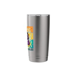 Bigfoot VR virtual reality future mythical modern technology Stainless Steel Insulated Tumbler