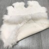 2pcs Natural Tanned Rabbit Hide Fur Skin (10" by 12"