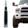 VMS CHROME BULLET ANTENNA WITH WHITE TIP FOR DODGE RAM