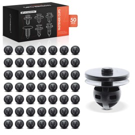 A-Premium 50 PCS Door Trim Panel Car Retainer Fastener Push Pin Clips Compatible with Volkswagen Jetta 2005-2014 Passat 2006-2010 Eos 2007-2016 GTI 2006-2007 Rabbit 2006-2007