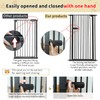 Lumizone Extra Tall Cat Gate 61.02" High Pressure Mounted Extra