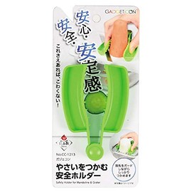 PEARL METAL CC-1213 Safety Holder, Green, Total Length 3.9 x Width 2.8 x Height 1.0 inches (10 x 7 x 2.5 cm), Grab Dies