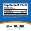 Nutricost Nutricost Zinc Picolinate 50mg, 120 Vegetarian Capsules - Gluten