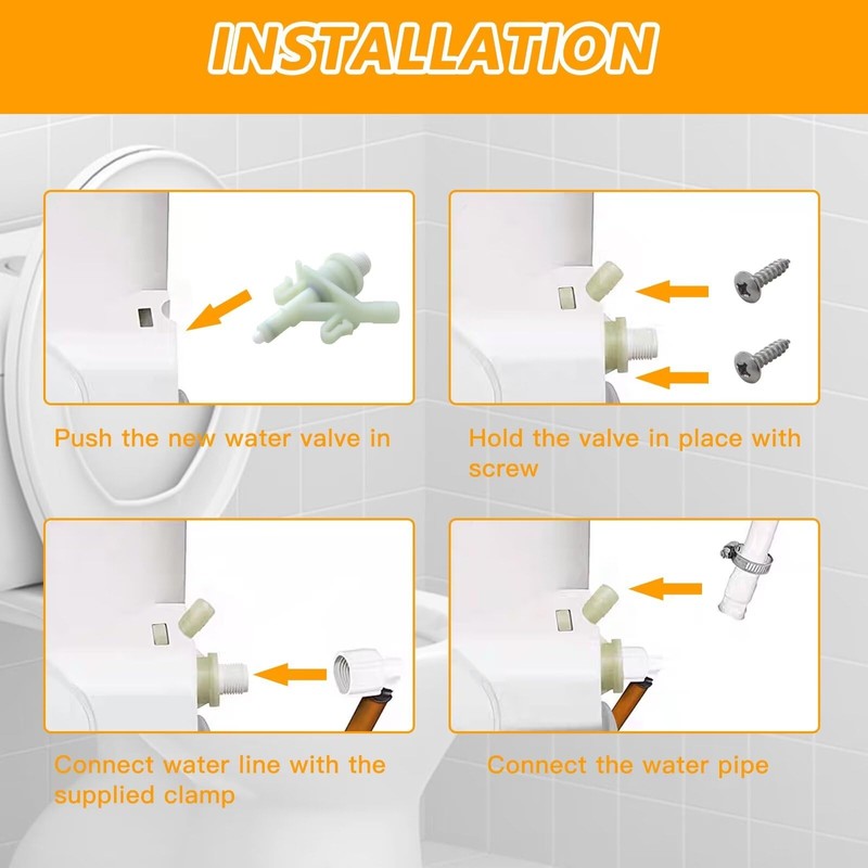 Replacement for Dometic Pedal Flush Toilet Water Valve RV #385311641