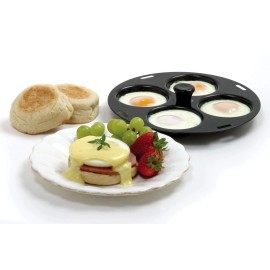 Norpro 8.5 Inch Nonstick Cooking Container for Poached Eggs Eggs Benedict Maker