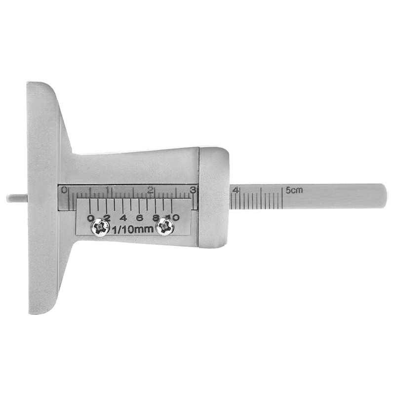 Stainless Steel Tyre Tire Tread Depth Gauge Meter Caliper for