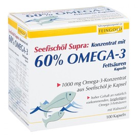 Supra Sea Fish Oil with 60% Omega 3 Fats Soft Pack of 100