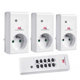Maclean MCE153 - MCE153 Remote Control Sockets indoor 3pcs