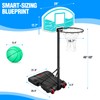 SPOYNAL Pool Basketball Hoop 7-Height Adjustable Swimming Pool Basketball with