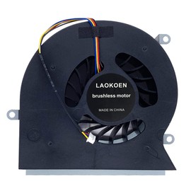 LAOKOEN New Replacement Cooling Fan for MSI GT62 GT62VR 6RD 6RE 7RE MS-16L1 MS-16L2 MS-16L3 Terrans Force S5 S6 S5-A1 Laptop Cooling Fan PABD19735BM N322 N395 N408 (4-Pin 4-Wire) DC 12V 0.65A
