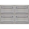 CLOPAY Prairie 510 Window Inserts /Short Panel Garage Door White