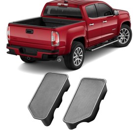 Moonlinks GMC Canyon Stake Pocket Cover for 2015 2016 2017 2018 2019 2020 2021 2022 GMC Canyon/Chevy Colorado Stake Pocket Covers,Truck Bed Rail Stake Pocket Plugs (Will NOT Fit Silverado & Sierra)