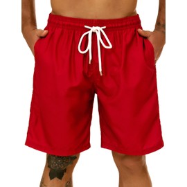 KAILUA SURF Big and Tall Mens Swim Trunks, 9" Mens Designer Quick Dry Bathing Suit Boardshorts for Men