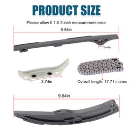 MOTO1988 Cam Timing Chain & Tensioner Guide For Polaris Ranger RZR 900 1000 Turbo RS1 2016-2023 3022836 3222196 3022151 3022150