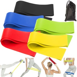 Speeron Rubber Band: Set of 5 Resistance Bands, Latex, 5 Strengths, Each 60 cm Length, Bag (Exercise Bands, Exercise Bands, Fitness Equipment)