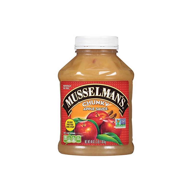 Musselmans Chunky Apple Sauce, 48 Ounce (Pack of 8) (WMT-55212060)
