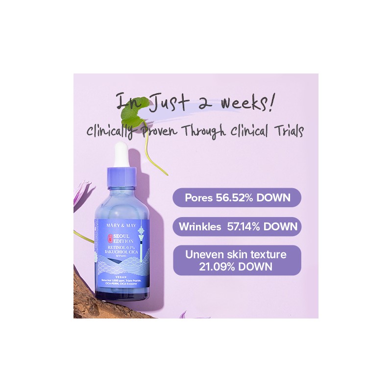 Mary&May [Mary&May]Retinol 0.1% Bakuchiol CICA Serum 80ml