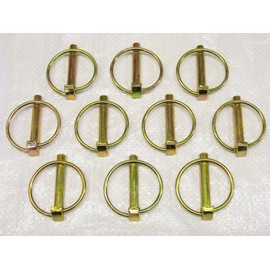 LinchPins Tractor x10 8MM (Lynchpin Linch pin Trailer Fastener Secure)
