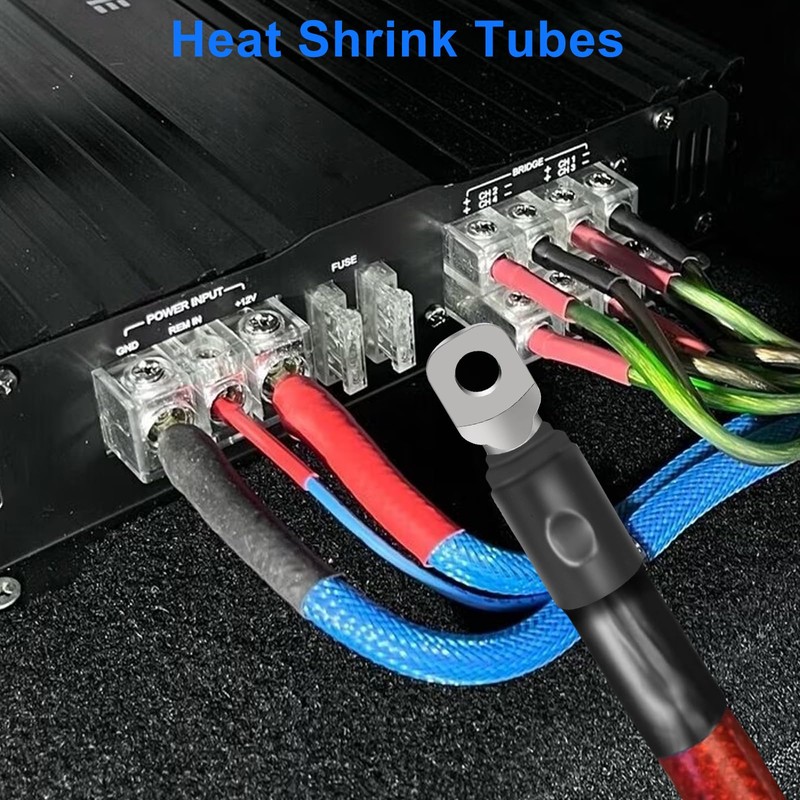 Linkstyle 4PCS 0 Gauge Wire Splice Connectors, 0 Gauge Battery