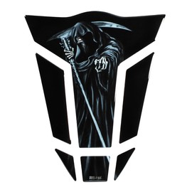 BIKE-label Tankpad 3D Motorbike Motorcycle Sticker Tank Protector Death Grim Reaper X502293VA