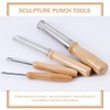 VICASKY 8pcs Circular Clay Hole Cutters Pottery Puncher Tools for