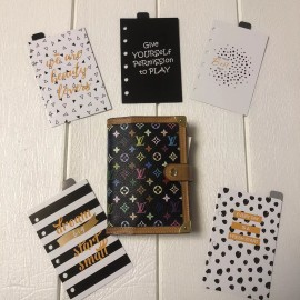 Unbranded Agenda PM Size ‘We Are Beauty Lovers’ Planner Dividers/ Planner Inserts/Set Of 5