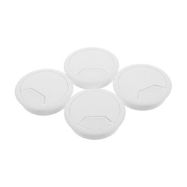 Angoily Abs Round Hole Covers for Desk Plastic Grommet Wire Organizers Cable Management for Furniture Wire Box