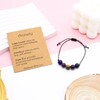 Healing Crystal Bracelet for Women Amethyst Anxiety Bracelets Empath Protection