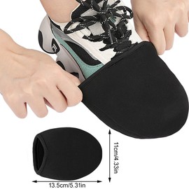 UEIOAVL Overshoes, 1 Pair Cycling Overshoes, Bicycle Overshoes, Waterproof Bicycle Overshoes, Non-Slip Mountain Bike and Road Bike Overshoes, Men and Women Cycling Shoe Covers (Black)