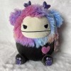 Squishmallows 8" Frumpy Bigfoot Valentines Black Tie Dye Plush BRAND