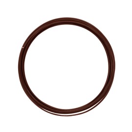 Vaessen Creative Aluminium wire embossed round 2mm 5m brown,