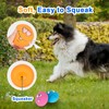 gulucute Dog Squeaky Toys Fun Facial Expression Latex Squeaky Dog