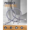 Faucet Supply Lines: WOWOW 40" Bathroom Sink Faucet Hose, Braided