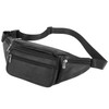 ZZNICK Genuine Leather Fanny Pack, Belt Bag, Multifunction Hip Bum