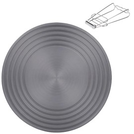 11 Inch Heat Diffuser for Gas Stove, 4 mm Thick Aluminum Heat Plate, Fast Even Heat Distribution, Non-Slip Design for Cooking, Defrosting