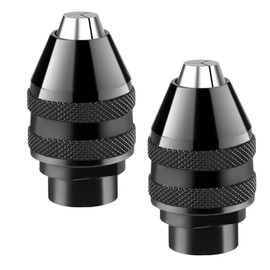 4486 Drill Chuck for Dremel - 2 Pieces Chuck for Dremel, Replacement 1/32 to 1/8 Keyless Chuck Adapter, Quick Change Adapter Kit for Dremel 4000,3000,8200,398,395,300,200,285,etc.
