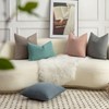 Mandioo Pack of 2 Chenille Throw Pillow Covers Elegant Design