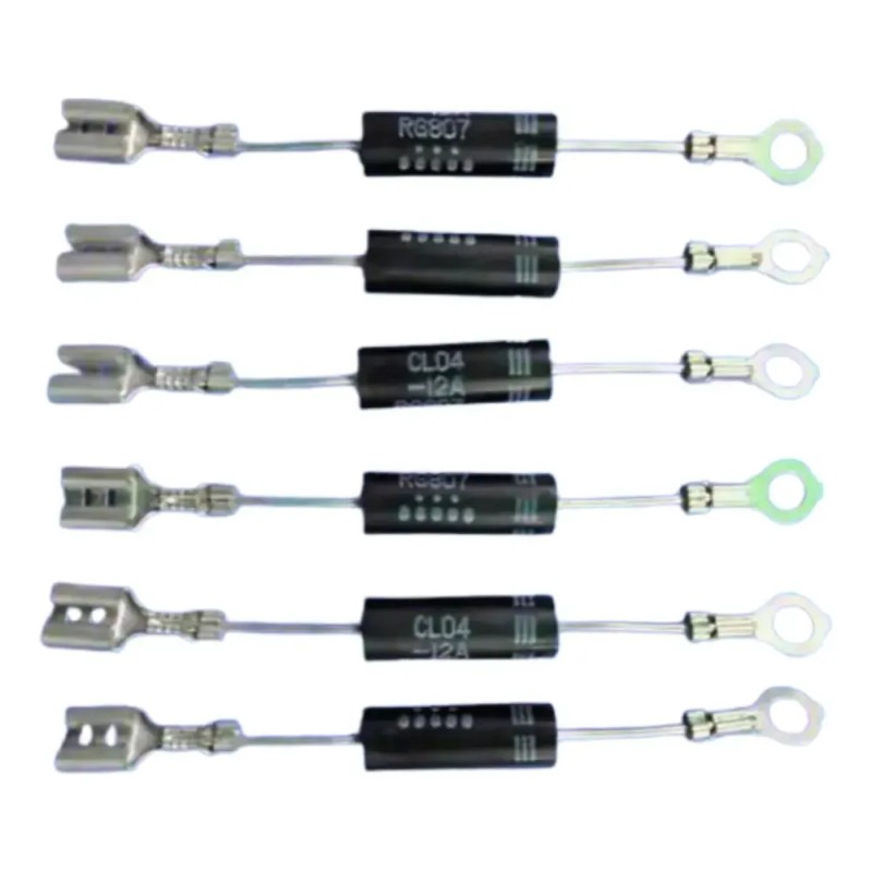 5x Diodo Para Horno De Microondas Cl04-12 Rg807 Alto Voltaje
