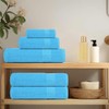 vidaXL Flannels Pack of 4 Turquoise 30 x 30 cm