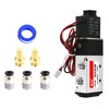 RIH Pneumatics Solenoid Valve 1/4"NPT DC12V Single Coil Pilot-Operated Electric