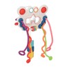 Pull String Interactive Toy Plastic Colorful Pulling Toy for Visual