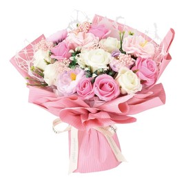 Soap Flower Bouquet Pink Soap Flower Bouquet Birthday Gift Soap Rose Aroma Soap Flower