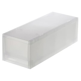 Mujin Ryohin Polypropylene Small Item Storage Case Half Medium 83831820